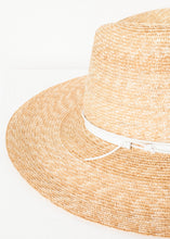 Wrapped Up Hat in Straw/White222