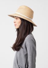 Wrapped Up Hat in Straw/White222